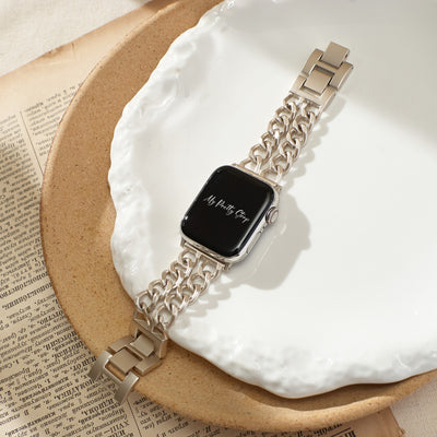 Double Chain Apple Watch Strap